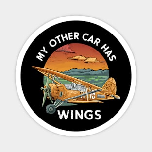 My Other Car Has Wing Magnet